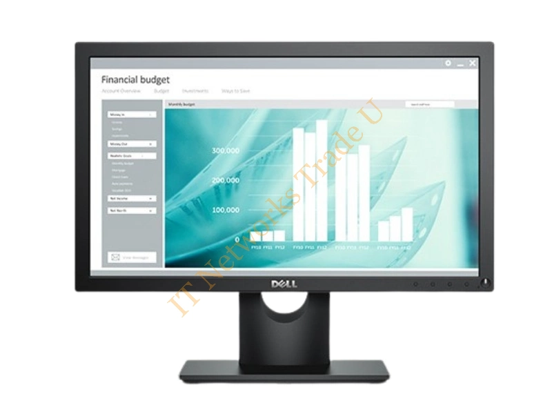 210-AFOW - DELL E Series E1916H 18.5" HD LED Matt Black computer monitor