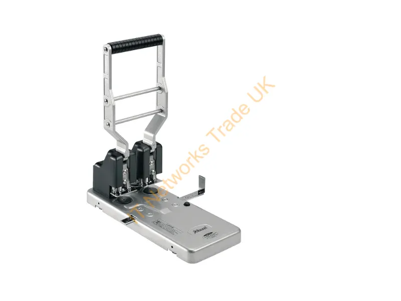 2101234 - Rexel HD2150 Ultra Heavy Duty 2 Hole Punch Silver/Black