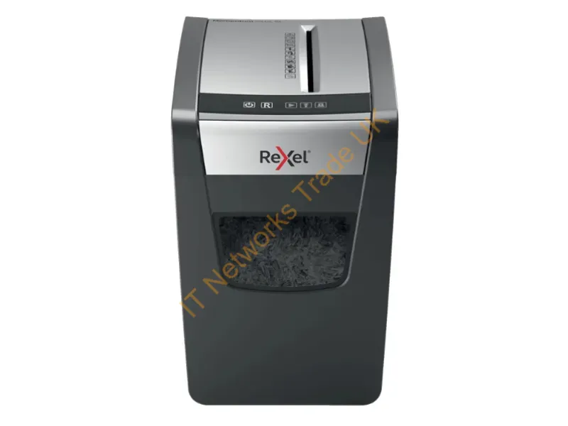 2104573 - Rexel X410-SL paper shredder Cross shredding 22 cm Black, Silver