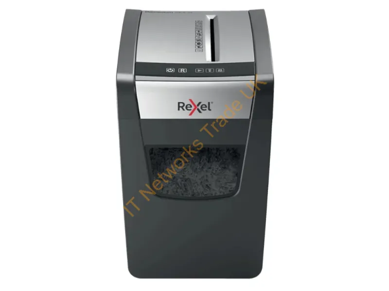 2104574 - Rexel X312-SL paper shredder Cross shredding 22 cm Black, Silver