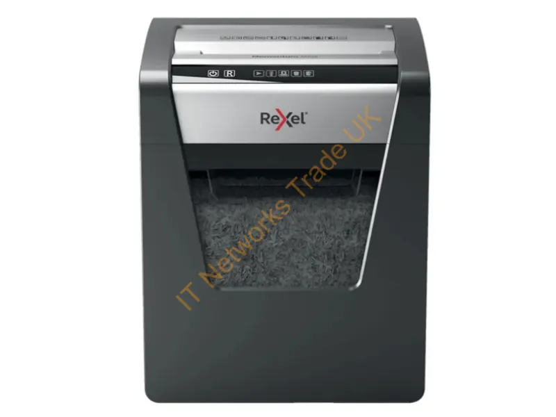 2104575 - Rexel M510 paper shredder Micro-cut shredding 60 dB 22.3 cm Black, Silver