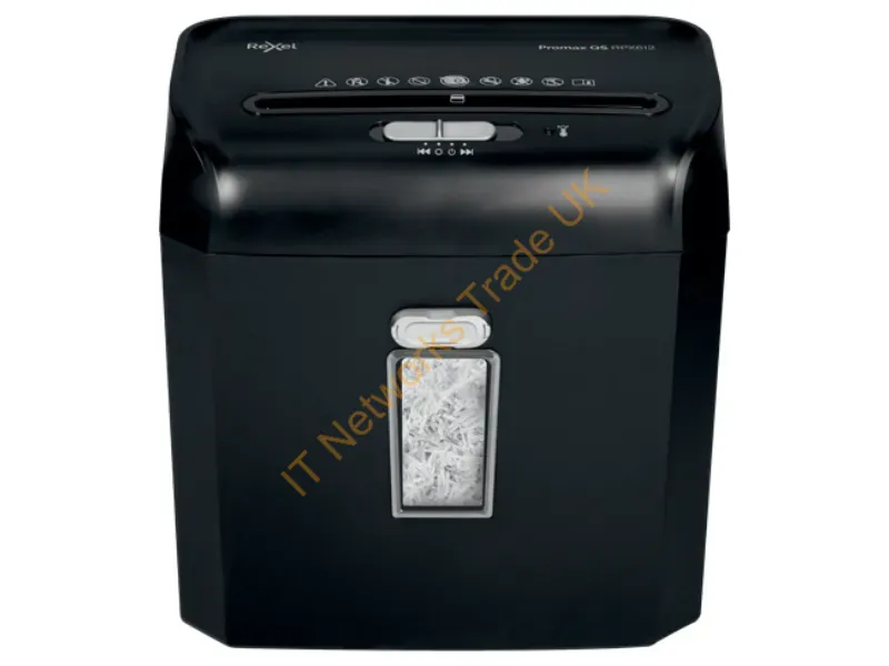 2104579 - Rexel ProMax QS RPX612 paper shredder Cross shredding 60 dB 22 cm Black