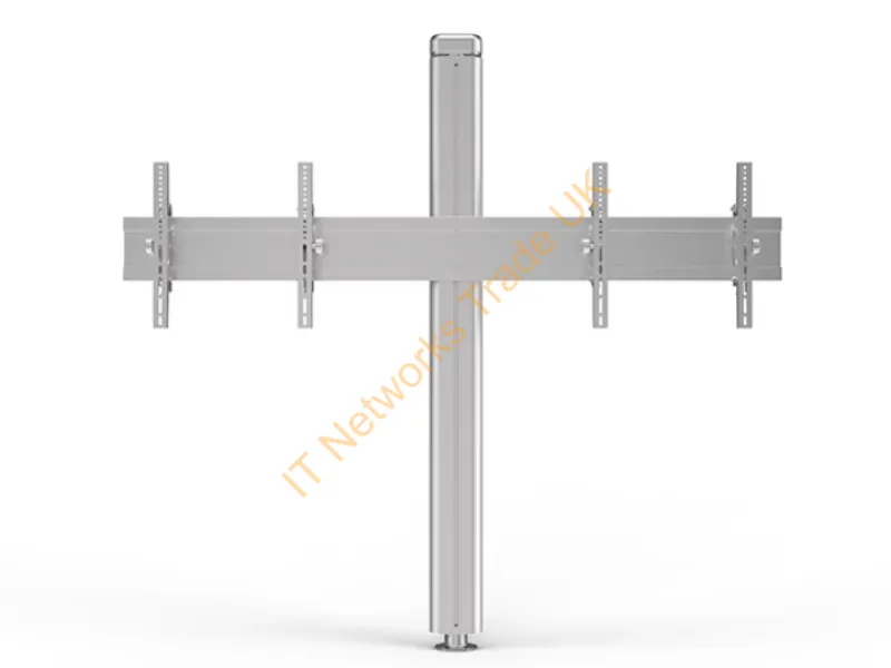 2111 - Multibrackets M Public Display Wall 180 Dual Silver