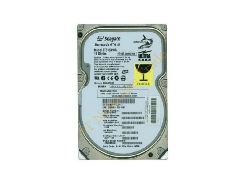 216609-001 Compaq 15GB 7200RPM ATA-100 3.5-inch Desktop Hard Disk Drive Internal HDD