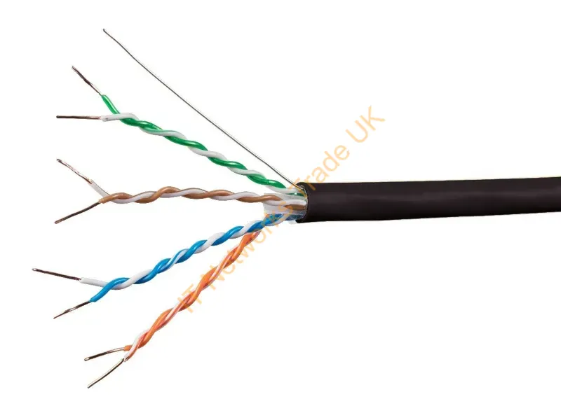 21795 - Monoprice 21795 Networking Cable Black 12000" (304.8 M) Cat6A U/Utp (Utp)