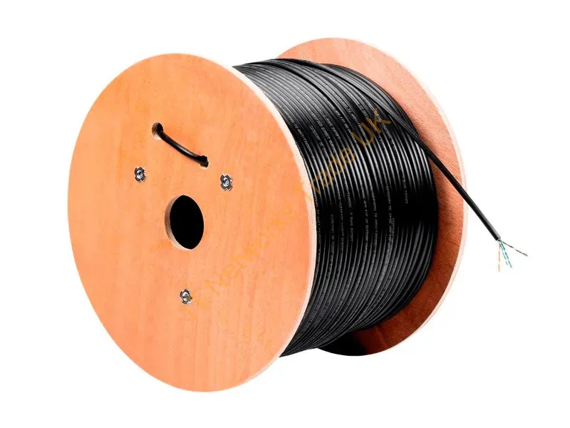 21868 - Monoprice 21868 Networking Cable Black 11968.5" (304 M) Cat5E U/Utp (Utp)