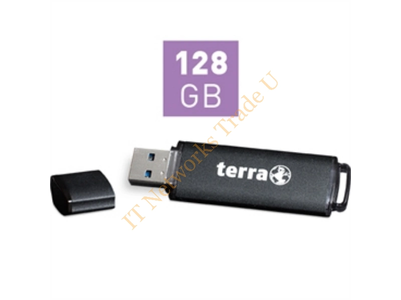 2191999 - Wortmann AG USThree Pro 128GB USB 3.0 (3.1 Gen 1) USB Type-A connector Black USB flash drive Storage Device