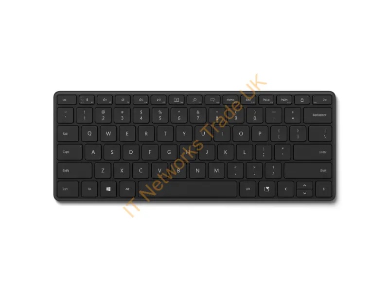 21Y-00001 - Microsoft Designer Compact Keyboard Universal Bluetooth Qwerty Black