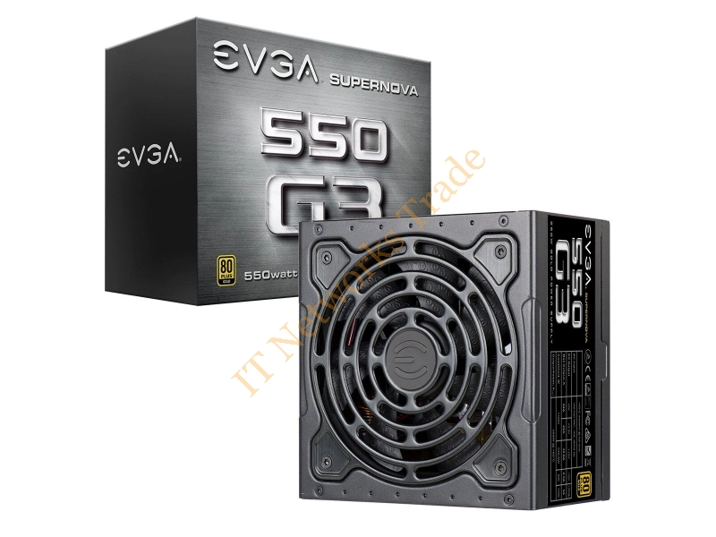 220-G2-0550-Y1 EVGA SuperNOVA 550 G2 550-Watts 80 Plus Gold Certified Fully Modular Eco Mode Power Supply