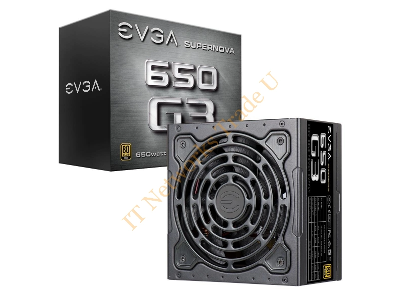 220-G3-0650-Y3 - EVGA SuperNOVA 650 G3 650W Black power supply unit