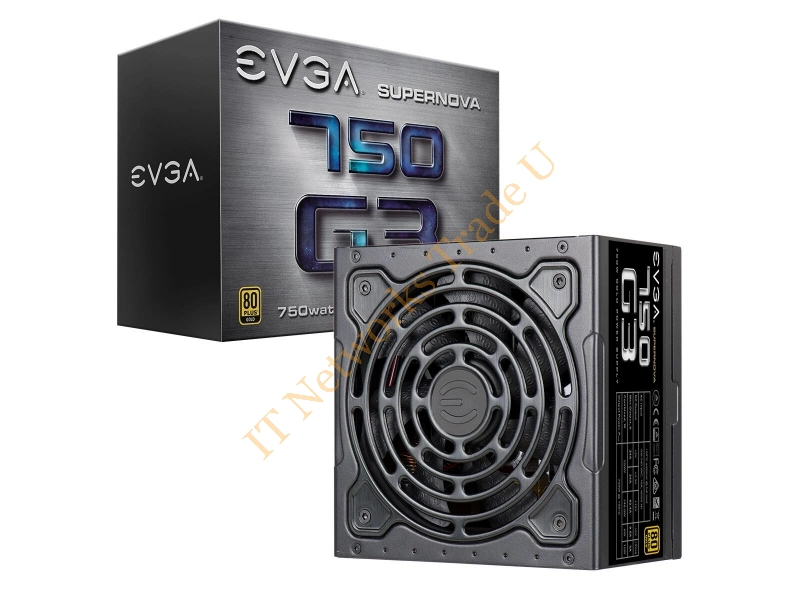 220-G3-0750-X3 - EVGA SuperNOVA 750 G3 750W Black power supply unit