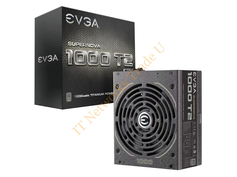 220-T2-1000-X3 - EVGA SuperNOVA 1000 T2 1000W ATX Black power supply unit