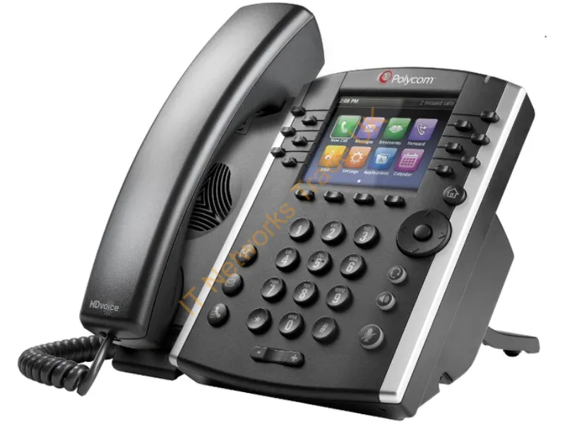 2200-48450-025 - Poly VVX411 12-line VoIP Phone Gigabit HD Voice 20 POE Witho