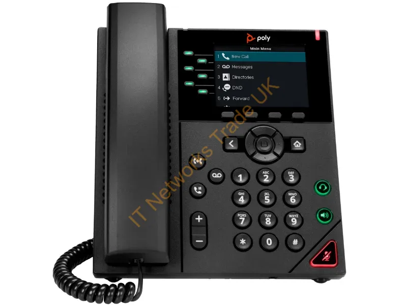 2200-48830-025 - HP Poly VVX 350 6-Line IP Phone and PoE-enabled