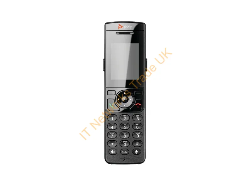 2200-49230-015 - HP Poly VVX D230 DECT 1880-1900 MHz Base Station and DECT Phone Handset Kit with Power Supply