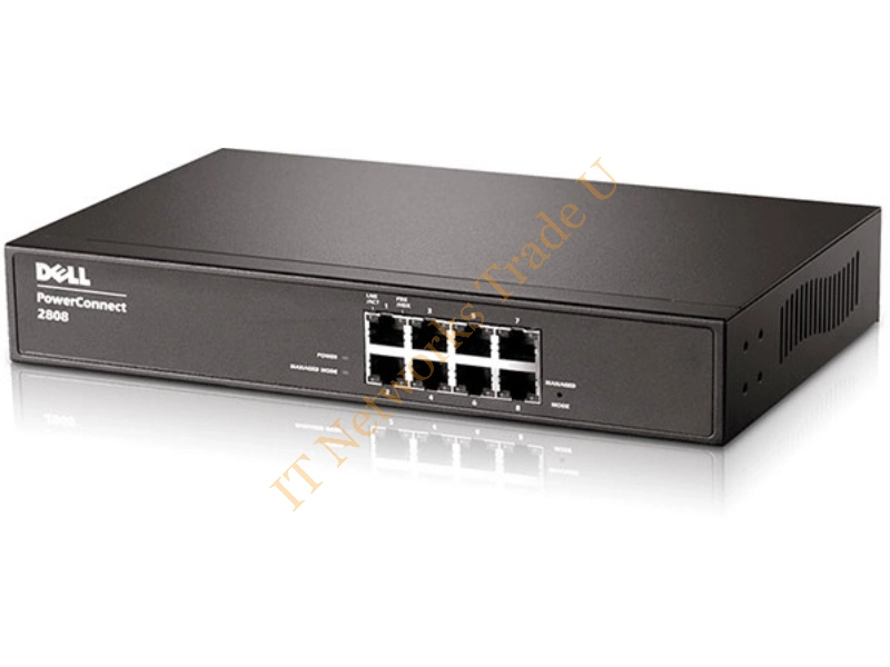 224-5878 Dell PowerConnect 2808 8-Ports X 10/100/1000 Base-T Managed Network Switch