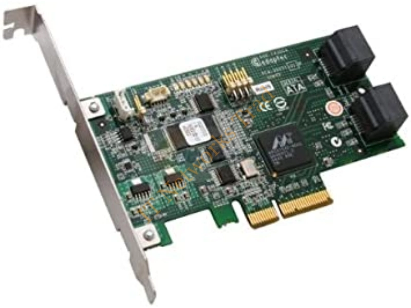 2241000-R Adaptec 1430SA 4 Port Serial ATA RAID Controller Up to 300MBps Per Port 4 x 7-pin Serial ATA/300 Serial ATA Internal