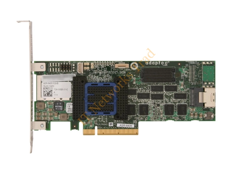 2252600-R Adaptec 31205 12-Port 256MB DDR2 PCI-Express x8 SAS RAID Controller