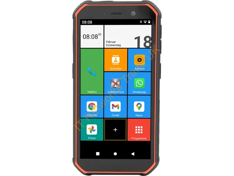 2288 - Olympia TREK 14 cm (5.5") Dual SIM Android 10 4G USB Type-C 3 GB 32 GB 5000 mAh Black, Orange