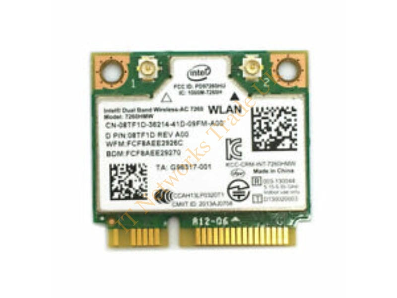 2298X Dell Wireless 1601 Half Mini Card for Latitude 6430u/ E6430 / XPS 18 (1810) Laptops Wireless LAN Card