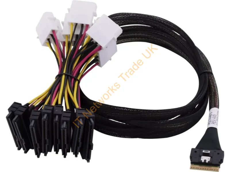2305700-R - Microchip Technology 2305700-R Serial Attached Scsi (Sas) Cable 31.5" (0.8 M) Black, Multicolor