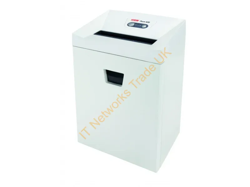 2343111 - HSM Pure 420 paper shredder Particle-cut shredding 56 dB 24 cm White