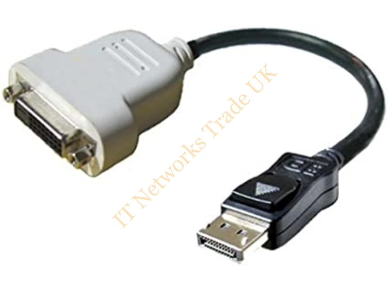 23NVR-BLACK Dell Display Port to DVI-D SL Adapter Cable