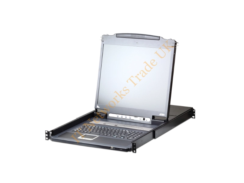 23V9051 IBM 1U 15-inch Flat Panel Monitor Console Kit KVM LCD And Keyboard Combo