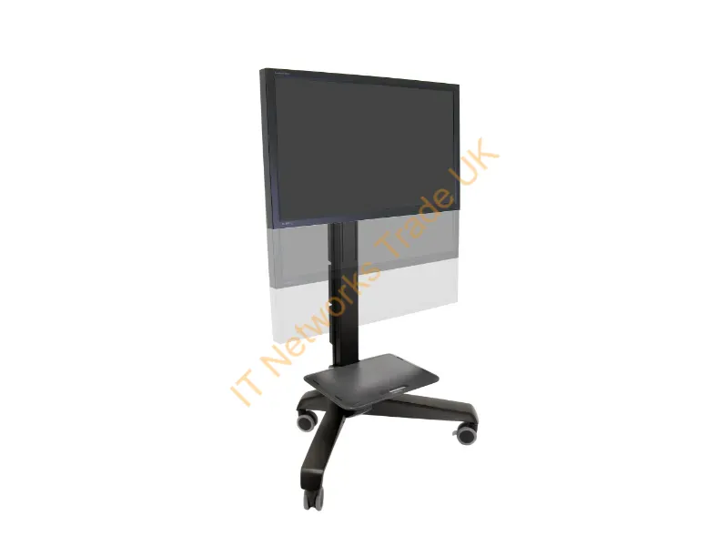 24-191-085 - Ergotron Neo-Flex Mobile Mediacenter Vhd Black Flat Panel Multimedia Cart