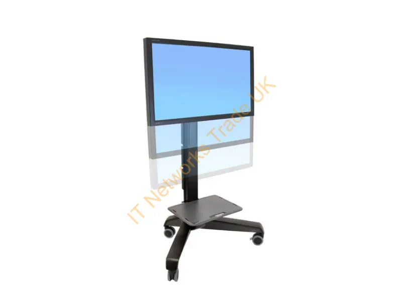 24-192-085 - Ergotron Neo-Flex Mobile Mediacenter Uhd Black Flat Panel Multimedia Cart