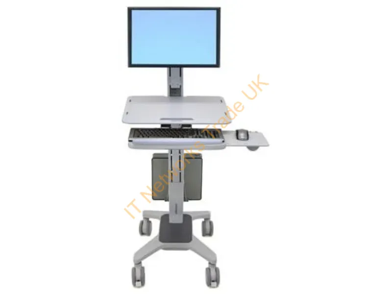 24-198-055 - Ergotron WorkFit C-Mod, Single Display Sit-Stand Workstation Monitor Accessory