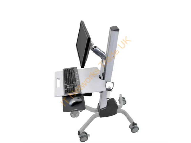 24-206-214 - Ergotron Neo-Flex Lcd Cart Gray Flat Panel Multimedia Cart/Trolley