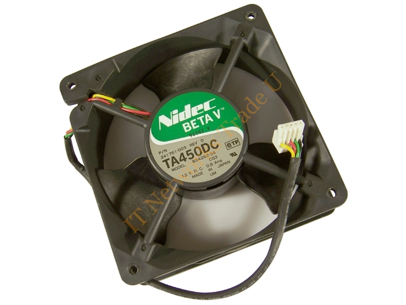 241761-003 HP 12V DC 0.8A 119x38mm 5-Pin 4-Wire Fan Cooling Fan