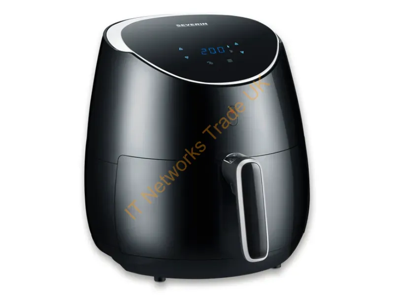 2445 - Severin FR 2445 fryer Single 5 L Stand-alone 2000 W Hot air fryer Black, Metallic, Silver