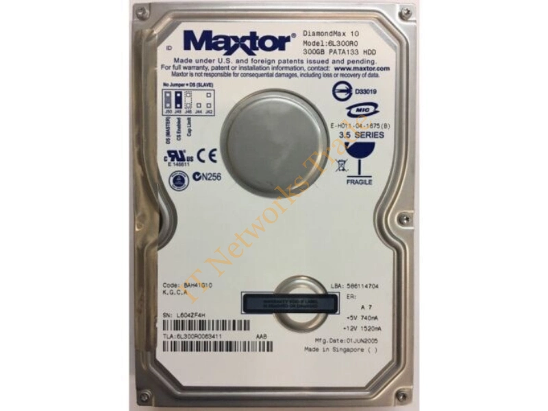 244656-001 Compaq 1GB 5200RPM ATA-33 3.5-inch Desktop Hard Disk Drive Internal HDD