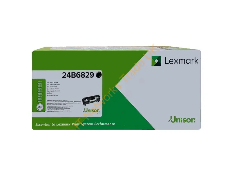 24B6829 - Lexmark 24B6829 Toner-kit black extra High-Capacity Project, 20K pages ISO/IEC 19752 for Lexmark MX 310/510