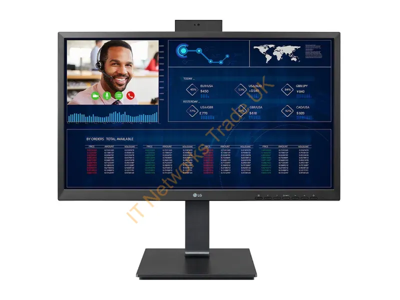24CQ650I-6N - Lg 24Cq650I-6N All-In-One Pc/Workstation Intel Celeron N5105 23.8" 1920 X 1080 Pixels All-In-One Thin Client 4 Gb 16 Gb Emmc Wi-Fi 6 (802.11Ax) Black