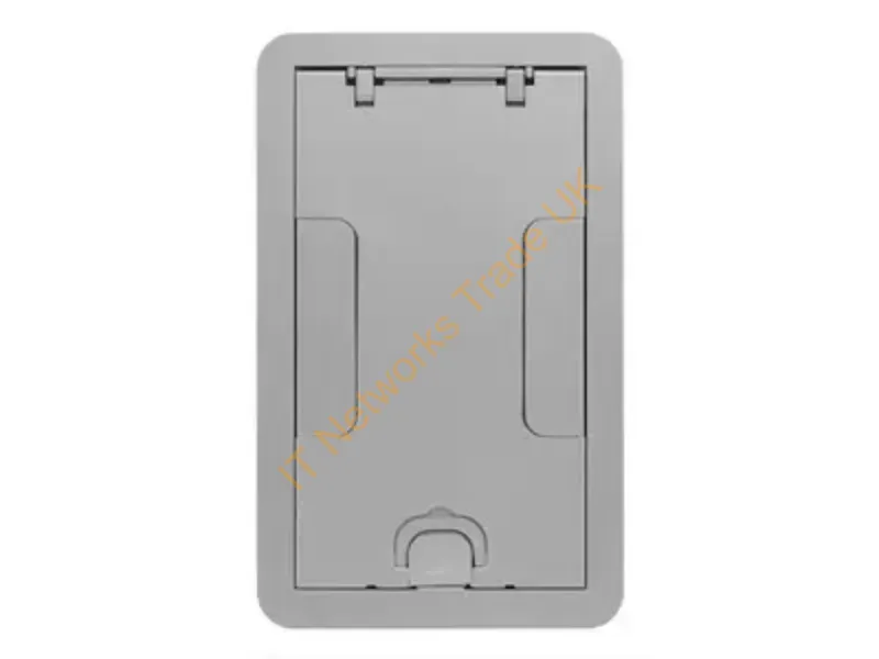 24GCCVRALU - Hubbell Premise Wiring 2/4G Carpet Cvr, Flush, Aluminum Powder