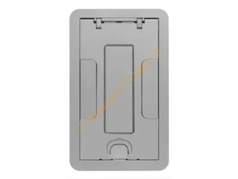 24GCCVRALUC - Hubbell Premise Wiring 2/4G Carpet Cvr, Insert, Aluminum Powder
