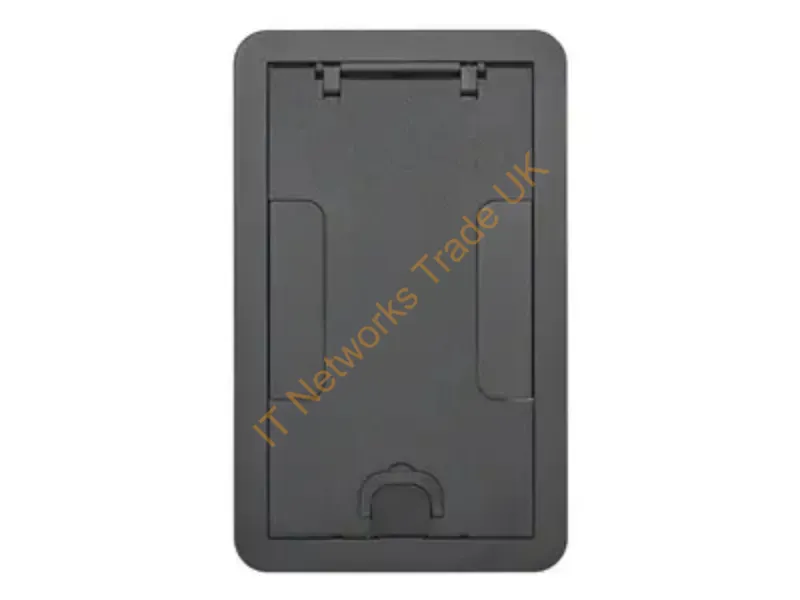 24GCCVRBK - Hubbell Premise Wiring 2/4G Carpet Cvr, Flush, Black Powder
