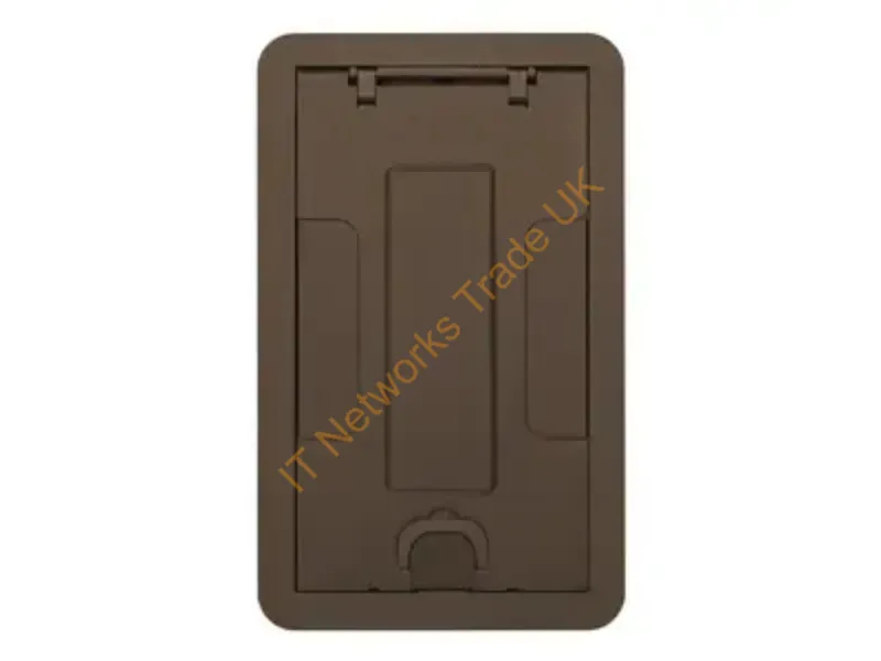 24GCCVRBRZC - Hubbell Premise Wiring 2/4G Carpet Cvr, Insert, Bronze Powder