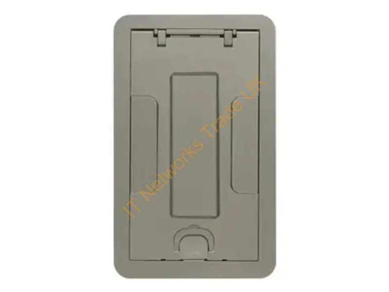 24GCCVRNKC - Hubbell Premise Wiring 2/4G Carpet Cvr, Insert, Nickel Powder