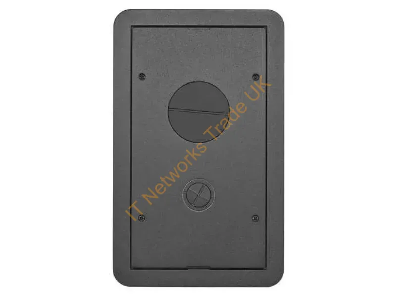 24GCFFCVRBK - Hubbell Premise Wiring 2/4G Carpet Ff Cvr, Black Powder