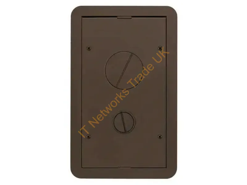 24GCFFCVRBRZ - Hubbell Premise Wiring 2/4G Carpet Ff Cvr, Bronze Powder