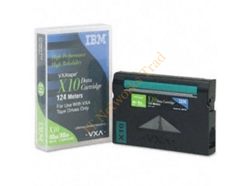 24R2136 IBM TotalStorage VXAtape X10 Cartridge VXA VXA-2 40GB (Native) / 80GB (Compressed) Tape Media Cartridge