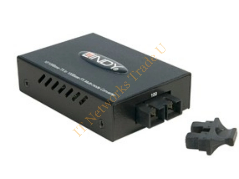 25110 - Lindy SC Fibre Optic Converter 100Mbit/s network media converter Networking