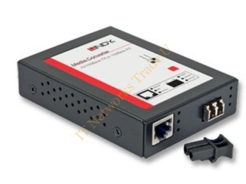 25115 - Lindy LC Fast Ethernet Fibre Optic Converter 100Mbit/s network media converter Networking