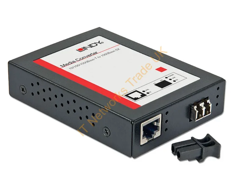 25116 - Lindy LC Fibre Optic Converter 1000Mbit/s network media converter Networking