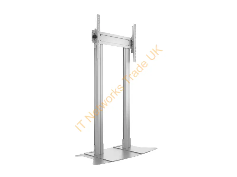 2555 - Multibrackets M Public Display Stand 180 Dual Pillar Floorbase Silver