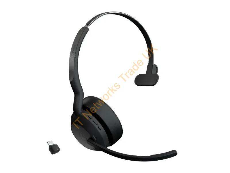 25599-899-899-01 - Jabra Evolve2 55 Headset Wired & Wireless Head-Band Office/Call Center Bluetooth Black